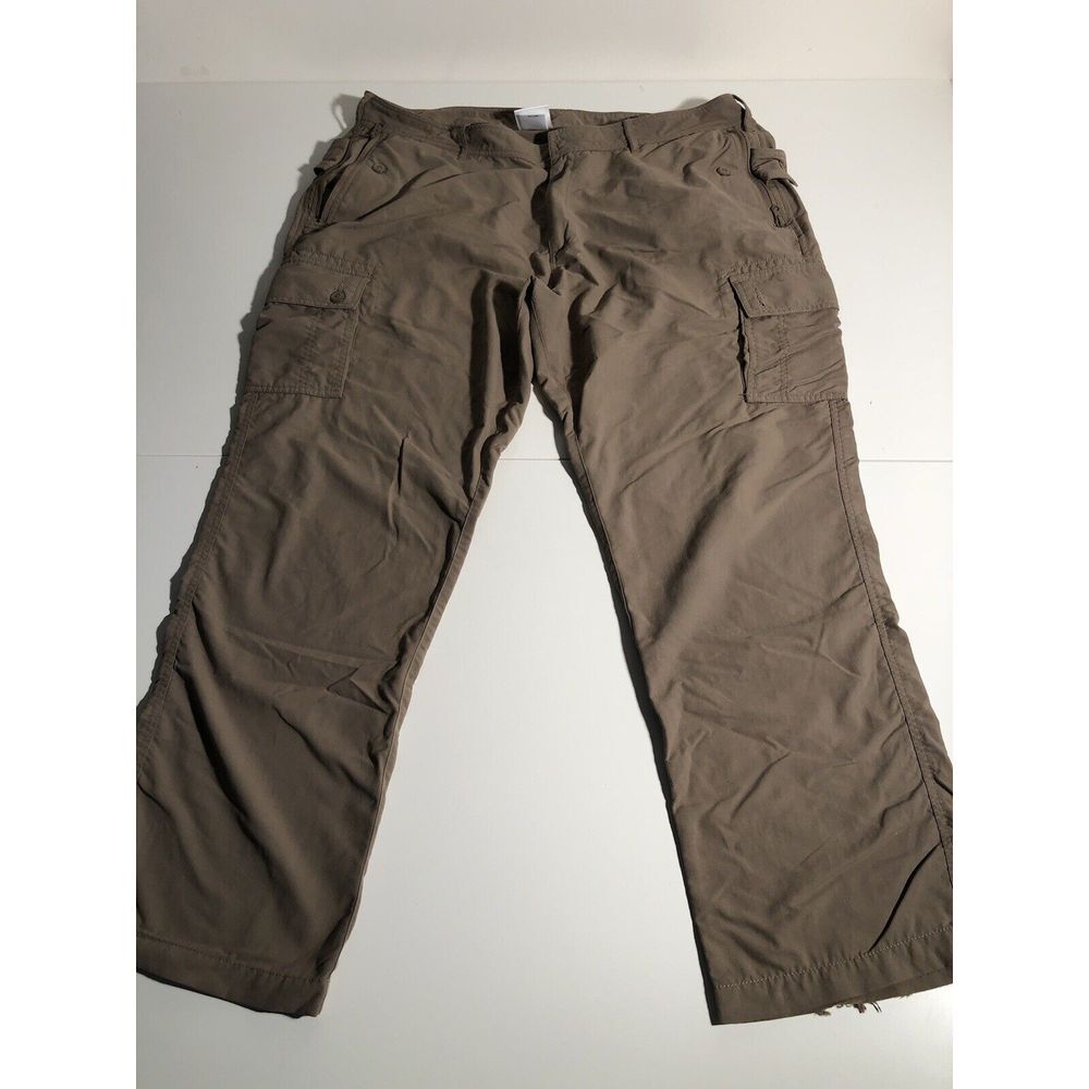 Clothing Arts Mens Cargo Pants P-Cubed Pick Pocket Proof Tan Khaki Size 40 x 30